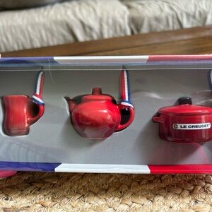 Le Creuset Cherry Red Mini Cookware Trio